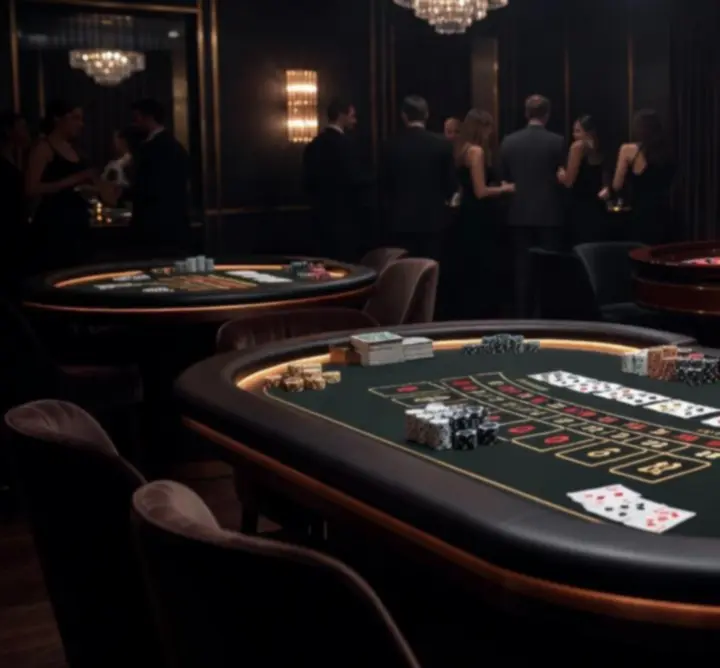 Elegancka, premium aranżacja mobilnego kasyna "Day by day" Piotr Czyż